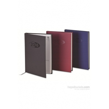 Bayındır 2016 Günlük Ekonomik Kareli Ajanda 14X20 Cm 336 Yaprak Lacivert