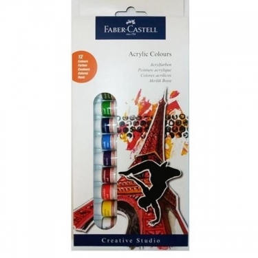 Faber Castell Akrilik Boya 12 Renk