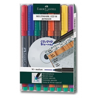 Faber-Castell Permanent (M) 8'li Takım