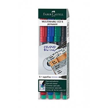 Faber-Castell Permanent Kalem (S) 4'lü Takım