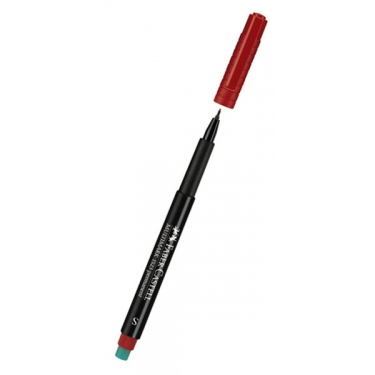 Faber-Castell Permanent (S) Kirmizi - 5010152321