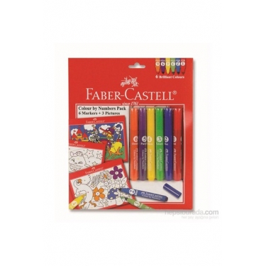 Faber-Castell Boyama Seti Jumbo Keçeli ve Boyama Kartları (5068119916)