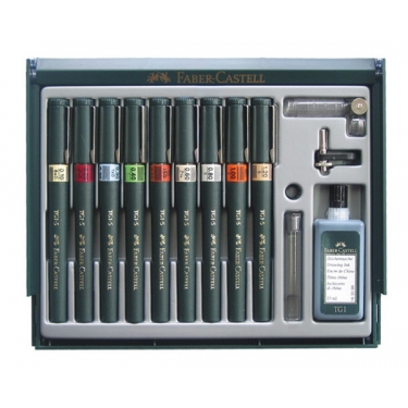 Faber-Castell Teknik Çizim Kalemi Seti 9'lu 5108160290