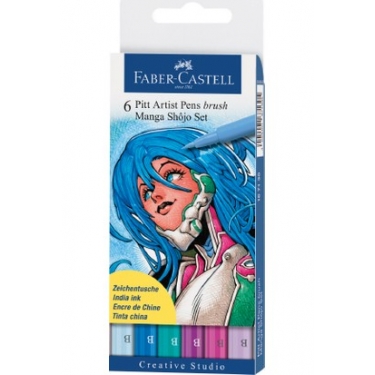 PİTT Çizim Kalemi 6'lı Shojo (B)