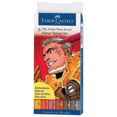 PİTT Çizim Kalemi 6'lı Shonen (B)