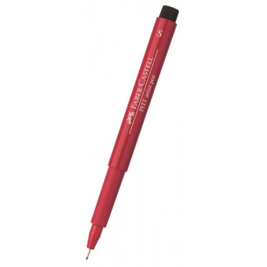 Faber Pitt Çizim Kalemi, Derin Kirmizi/F    5188167219