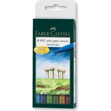 Pitt Çizim Kalemi Fırça Uç 