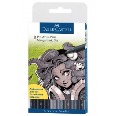 Pitt Manga Seti (8 Pitt Çizim Kalemi)