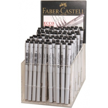 Faber-Castell Ecco Pigment Çizim Kalemi 80 Li 5110166999000 (1 Stand Karışık 80 Adet)