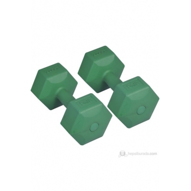 Busso Köşeli Plastik Dambıl (Kutuda Çift)