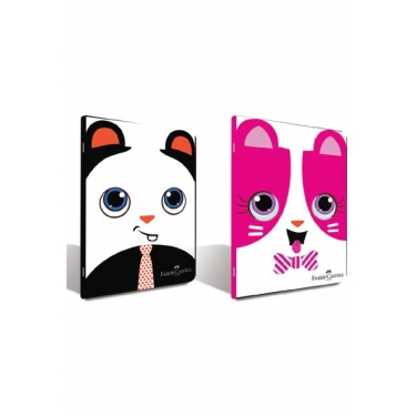 Faber-Castell Pp Kapak Faces Dikişli Defter  80 Yp Karışık Renk A4 5075000178