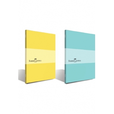 Faber-Castell Pp Kapak Pastel Dikişli Defter 40 Yaprak Kareli A5 5075000146 12 Li (1 Paket 12 Adet)