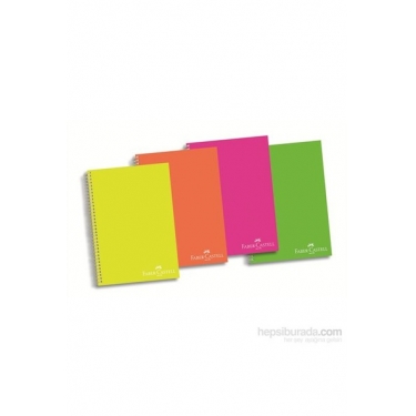 Faber-Castell PP Kapak Seperatörlü 4 Bölüm Krşk.Defter 160 Yaprak (5075400192)