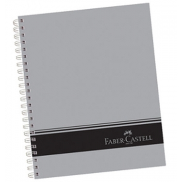 Faber-Castell Sert Kapak Sep.3+1+1 Gri Defter, 200 Yaprak - 5075400504