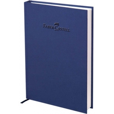 Faber-Castell Natural Seri A6 Ciltli Çizgisiz Defter Lacivert 100 Yaprak