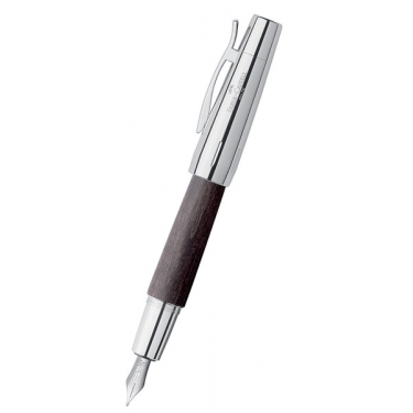 Faber-Castell Design E-Motion Krom/Ahsap Dolmakalem Siyah (M) 5191148220