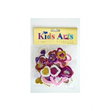 Dolphın Kıds Arts My 028 Eva(Simli Kalp Yapışkanlı)