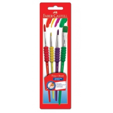Faber-Castell Soft Touch Firça 4'lü 5291181620