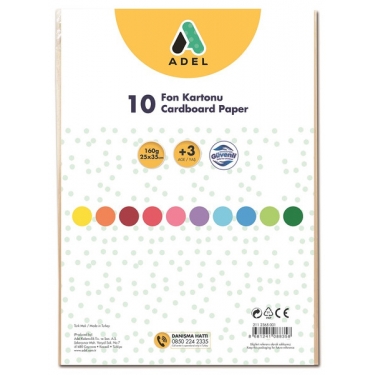 Adel Fon Kartonu 25x35 Karışık