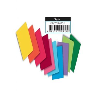 Adel Fon Kartonu Siyah 50X70 Cm 100 Lü (1 Paket 100 Adet)