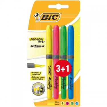 Bic Fosforlu Kalem Brite Liner 4Lü Bls.