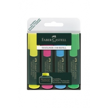 Faber-Castell Fosforlu Kalem 4'lü Poşet