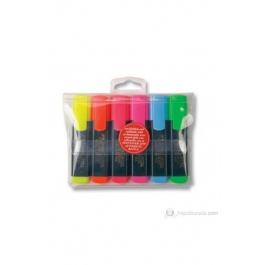 Faber-Castell Fosforlu Kalem 6'lı Poşet (5038154806)