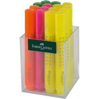 Faber-Castell 1543 Grip Fosforlu Kalem 15 Li (1 Paket 15 Adet)