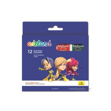 Adeland Guaj Boya 15 ml 12 Renk
