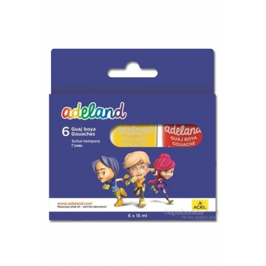 Adeland Guaj Boya 15 ml 6 Renk