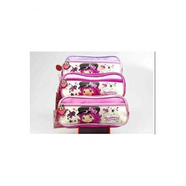 Dolphın Kalem Çantası Çilek Kız Sg-1005