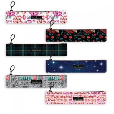 Faber Castell Basic Lastikli Kumaş Kalem Çantası 2017