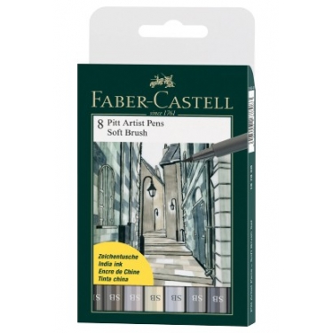 Faber-Castell Pitt Artist Pen 8'li Kalem