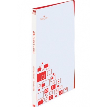 Faber-Castell Çift Renk Kapak Sunum Dosyası 30 Yaprak Kırmızı (stoklarla sınırlıdır)