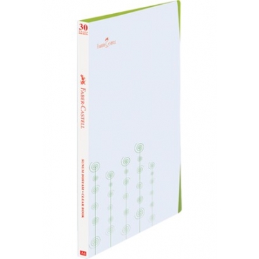 Faber-Castell Çift Renk Kapak Sunum Dosyası 30 Yaprak Yeşil (stoklarla sınırlıdır)