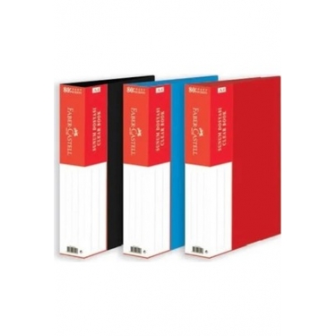 Faber-Castell Standart Sunum Dosyası 100 Yaprak Kırmızı