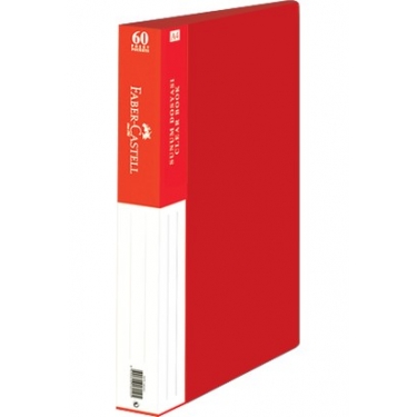 Faber-Castell Standart Sunum Dosyası 60 Yaprak Kırmızı