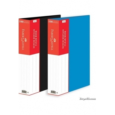 Faber-Castell Standart Sunum Dosyası 80 Yaprak Siyah