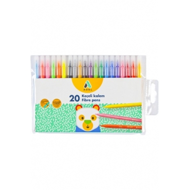 Adel Keçeli Kalem 20 Renk