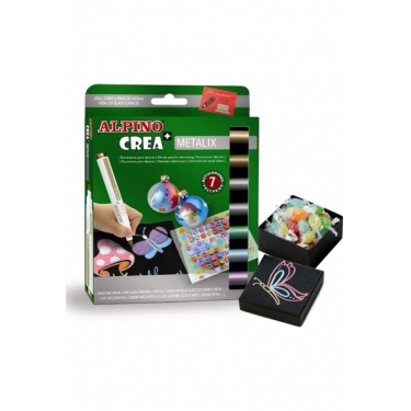 Alpino Crea Metalik Keçeli Kalem 7 Li Ar-134