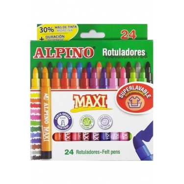 Alpino Maxi Jumbo Keçeli Kalem 24 Lü