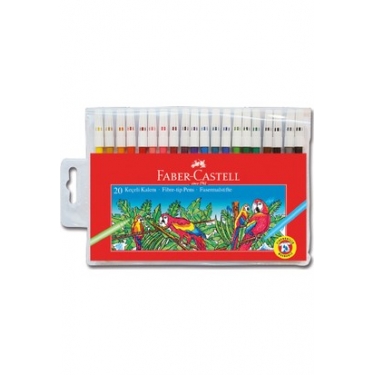 Faber-Castell Keçeli Kalem 20 Renk Yıkanabilir