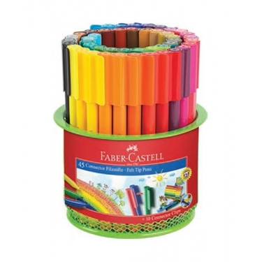 Faber Castell -Keçeli Kalem Eğlenceli 45'li