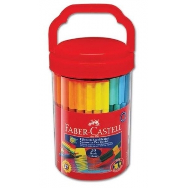 Faber-Castell Eglenceli Keçeli Kalem, 50 Li Poset - 5068111550
