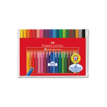 Faber-Castell Grip Keçeli Kalem 20'li Poşet