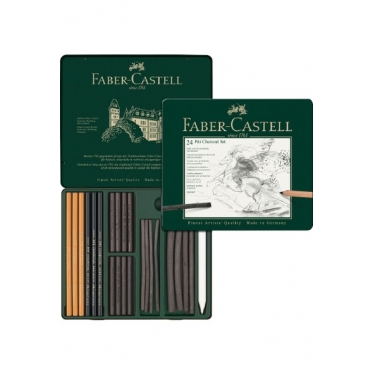 Faber-Castell Pitt M.chrome İşlenmiş Kömür Seti