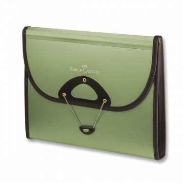 Faber Castell Körüklü Evrak Dosyası 13 Bölmeli Yeşil A13