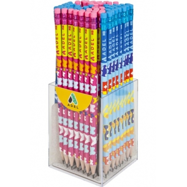 Adel Kids Desenli Silgili Kurşun Kalem