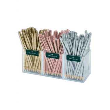 Faber-Castell Kurşun Kalem Parlak Renk Metalik 144 Lü 5030118321000 (1 Paket 144 Adet)