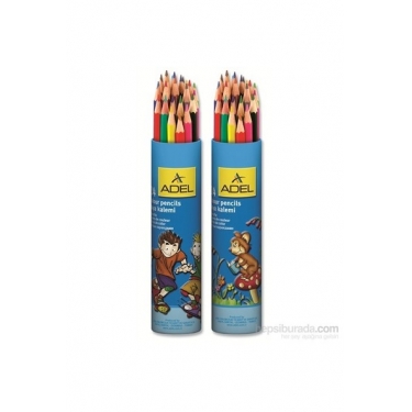 Adel Metal Tüp Boya Kalemi 24 Renk Tam Boy (2112360003)